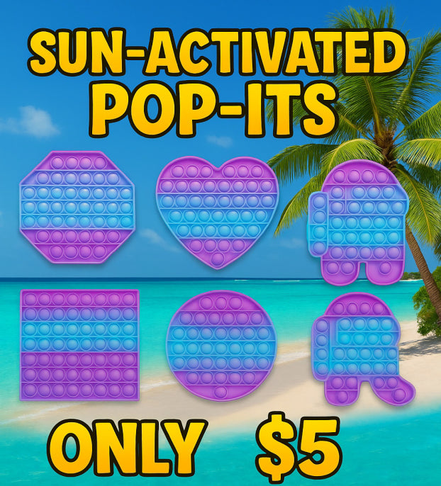 Sun-Activated Pop-it stress relief